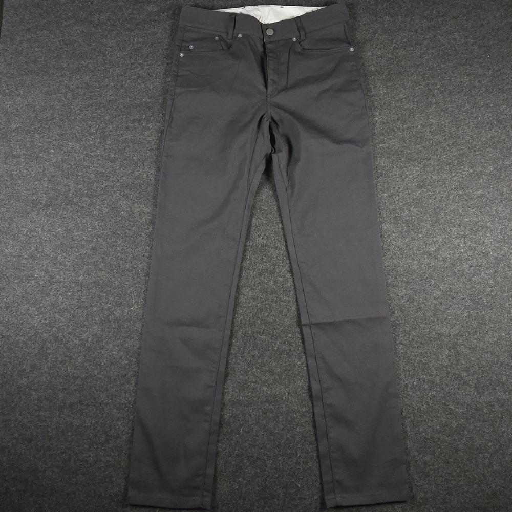 Outlier Mens Charcoal Gray Slim Dungarees Workcloth Schoeller Mens 30W x 32L